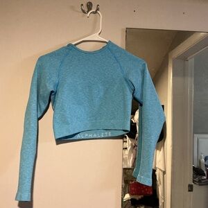 Alphalete Teal Cropped Top